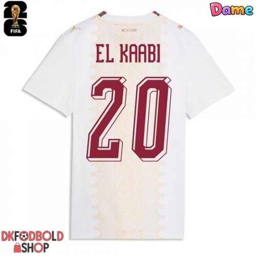 Marokko Ayoub El Kaabi #20 Udebanetrøje Dame VM 2026 Kort ærmer